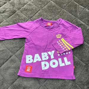 【ベビードール】バックプリント Tシャツ【80】