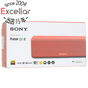 【中古】SONY ワイヤレスポータブルスピーカー h.ear go 2 SRS-HG10 (R) トワイライトレッド 展示品 [管理:1150024645]