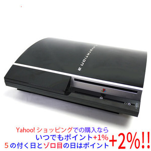 【中古】SONY プレイステーション3 80GB クリアブラック CECHL00 [管理:1350011010]