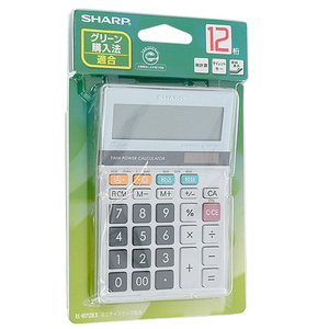 SHARP business practice calculator Mini Nice size type EL-M712K-X [ control :1100048903]