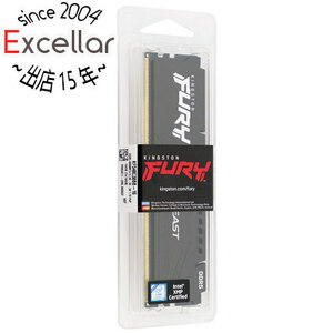 キングストン Kingston FURY デスクトップPC用メモリ DDR5 4800MT/秒 16GB×1枚 Kingston FURY Beast ビースト CL38 KF548C38BB-16 製品寿命期間保証