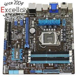 【中古】ASUS製 MicroATXマザーボード P8H77-M PRO LGA1155 [管理:30315204]