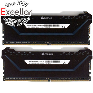 【中古】【ゆうパケット対応】Corsair CMW16GX4M2C3200C16 DDR4 PC4-25600 8GB 2枚組 [管理:1050023189]