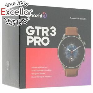 【4/18~0時まで】 GPSスマートウォッチ GTR3 Pro ブラウンレザー Amazfit （アマズフィット） GTR3PRO-BR