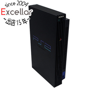 【中古】SONY PS2 ミッドナイト・ブラック SCPH-50000NB [管理:1350011507]