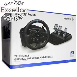 【中古】Logicool Racing Wheel ＆ Pedal G923 ブラック 元箱あり [管理:1350008789]