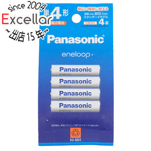 【ゆうパケット対応】Panasonic eneloop 単4形ニッケル水素電池 4本パック(スタンダードモデル) BK-4MCD/4H [管理:1000028102]