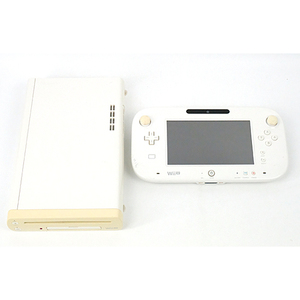 【中古】任天堂 Wii U PREMIUM SET shiro 32GB 本体・ゲームパッドのみ いたみ [管理:1350010450]