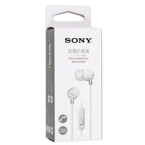 SONY 密閉型インナーイヤーレシーバー MDR-EX15AP (W) ホワイト [管理:1100051710]