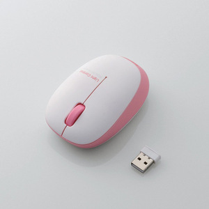 ELECOM エレコム製 ワイヤレスBlueLEDマウス M-BL20DBPN ピンク ワイヤレス マウス [管理:1000023550]
