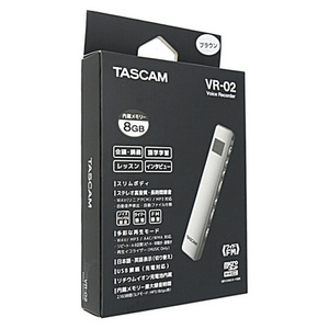 TASCAM ワイドFMチューナー搭載 ICレコーダー VR-02-BR ブラウン 未使用 [管理:1150020906]