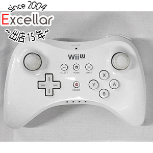 【中古】任天堂 Wii U PROコントローラー(シロ) WUP-A-RSWA 訳あり [管理:1350011513]