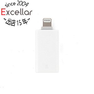 [ б/у ]ELECOM Elecom устройство для считывания карт MR-LD102WH Lightning/microUSB 8in1 белый оригинальная коробка есть [ управление :1050023280]