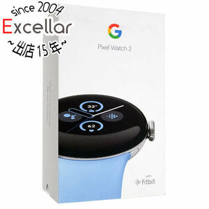 Google Pixel Watch 2 Wi-Fiモデル GA05032-GB Polished Silver アルミケース/Bay アクティブ バンド [管理:1000028143]