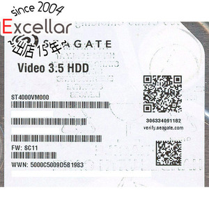 【中古】SEAGATE製HDD ST4000VM000 4TB SATA600 5900 7000～8000時間以内 [管理:1050023311]