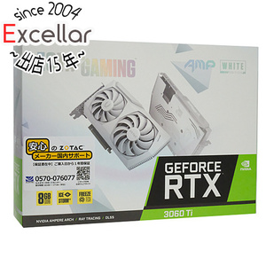 ZOTAC製グラボ GAMING GeForce RTX 3060 Ti AMP White Edition LHR ZT-A30610F-10PLHR PCIExp 8GB [管理:1000028180]