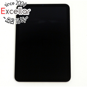 【中古】APPLE iPad mini 8.3インチ 第6世代 Wi-Fi 64GB 2021年秋モデル MK7P3J/A スターライト [管理:1050023329]