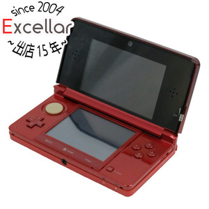 【中古】任天堂 ニンテンドー3DS メタリックレッド CTR-S-RDBA [管理:1350011530]