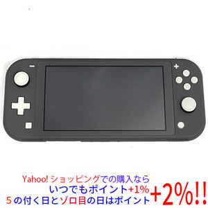 【中古】任天堂 Nintendo Switch Lite(ニンテンドースイッチ ライト) HDH-S-GAZAA グレー 本体のみ 液晶画面いたみ [管理:1350011083]