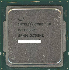 【中古】Core i9 10900K 3.7GHz LGA1200 125W SRH91 [管理:1050018151]