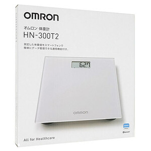 オムロン 通信体重計 HN-300T2-JW ホワイト [管理:1100042571]