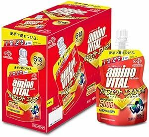 Ajinomoto Amino Vital Jelly Drink Perfect Energy со вкусом грейпфрута 130 г×6 аминокислот 5000 мг Alani