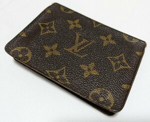 ■ルイヴィトン 定期入れ パスケース ２つ折り モノグラムライン LOUIS VUITTON■