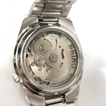 【中古】SEIKO 5 7S26-02C0 自動巻き ブラック×シルバー セイコー[240091351133]_画像6