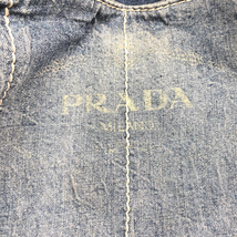 【中古】PRADA プラダ CANAPA デニムトートバッグ[240091352061]_画像4