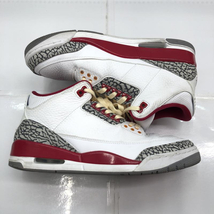 【中古】NIKE AIR JORDAN 3 Cardinal Red サイズ28cm CT8532-126[240091352333]_画像6