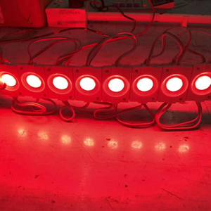 [10コマ] 24V 防水 LED 連結 赤 レッド タイヤ灯 サイドマーカー ランプ 作業灯 路肩灯 ダウンライト 【送料無料】