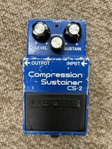 【A10】BOSS ボス CS-2 Compression Sustainer コンプレッション エフェクター 現状品_画像2