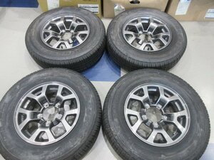 使用期間僅か★スズキ　ジムニー　シエラ　純正　15インチ　JB74W　5.5J　+5　139.7　195/80R15　4本セット