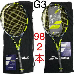 バボラ ピュアアエロ 98 2023 G3 国内正規品 2本セット Babolat PURE AERO 98 2023 アルカラス