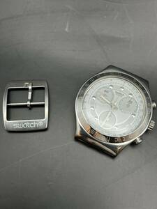 [1 jpy operation goods ] Swatch IRONY chronograph quartz arm clock case buckle 
