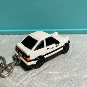 AE86トレノ 頭文字D イニシャルD 藤原とうふ店 ミニカー キーホルダー パッシングライト 美品 当時物 中古品の画像8