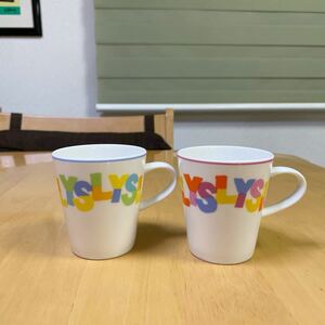 イヴ・サンローラン　ペアマグカップ 陶器製 コーヒーカップ