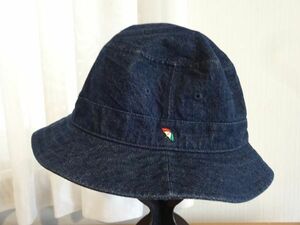 ∂ ARNOLD PALMER ∂ キッズ・男女兼用　デニムキャップ　バケットハット サイズ５７cm　キャップ　帽子　コットン帽