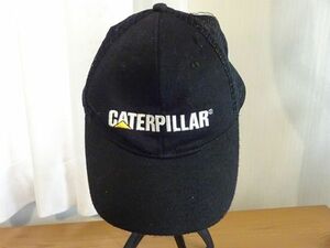 ↑ CATERPILLAR ↑ メンズ・レディース　黒色帽子　トラッカーキャップ サイズ５７cm〜５９cm　キャップ　帽子　