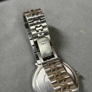HERMES エルメス キャプテンニモ クォーツ デイト 腕時計 時計 ブランド 中古品の画像6
