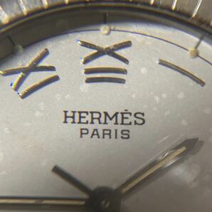 HERMES エルメス キャプテンニモ クォーツ デイト 腕時計 時計 ブランド 中古品の画像2