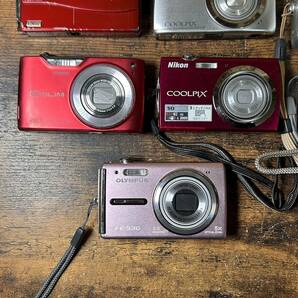 コンパクトデジタルカメラ デジタルカメラ デジカメ FUJIFILM LUMIX OLYMPUS CASIO Nikon 大量 13点 まとめ ジャンク品の画像4