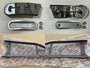 ダルマCelica [TA22他] New item・未使用 ラジエータ Grille＋中古 GTV Emblem set【希少、New itemGrille 53110-14062、 長期保管品】