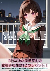 最終出品 Z2325 中世古香織 響け！ユーフォニアム A4 同人 イラスト 巨乳 美少女 コスプレ Anime イラストアートポスター セクシーアート