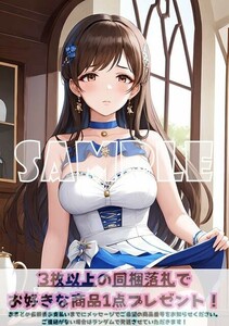 最終出品 Z155 新田美波 THE iDOLM@STER アイドルマスター アイマス A4 同人 イラスト 美少女 コスプレ Anime ポスター セクシーアート acg