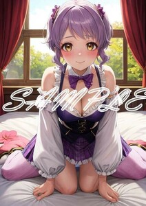 Z928 真壁瑞希 アイドルマスター アイマス A4 同人 イラスト 巨乳 美少女 コスプレ Anime アニメ イラストアートポスター セクシーアート