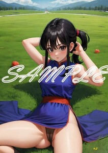 Z1053 チチ DRAGON BALL ドラゴンボール A4 同人 イラスト 美少女 コスプレ Anime アニメ イラストアートポスター セクシーアート acg.