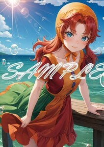 Z1500 マリベル ドラゴンクエストVII ドラクエ DQ7 A4 同人 イラスト 巨乳 美少女 コスプレ Anime アニメ ポスター セクシーアート acg.