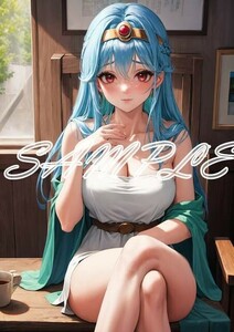 最終出品 Z2169 賢者 ドラゴンクエスト ドラクエ A4 同人 イラスト 巨乳 美少女 コスプレ ポスター セクシーアート acg