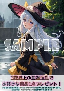 Z060 イレイナ 魔女の旅々 A4 同人 イラスト 巨乳 美少女 コスプレ Anime アニメ イラストアートポスター セクシーアート acg..